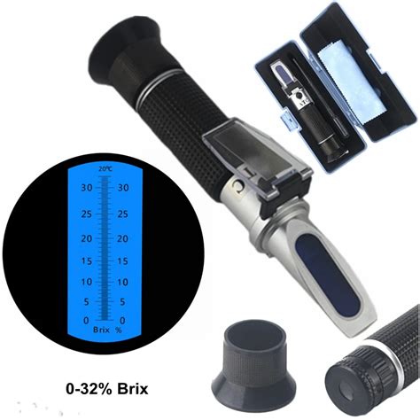 0-32 refractometer|hand held refractometer for brix.